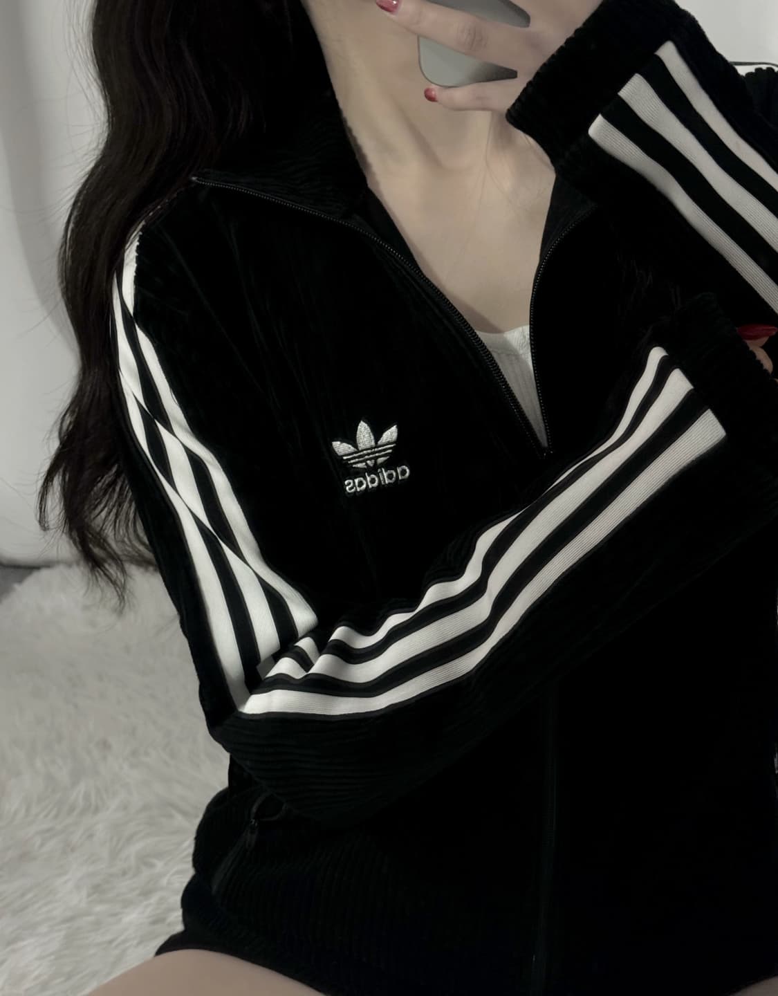 🐰아디다스 코듀로이 투웨이 집업 트랙탑🖤 상품이미지1