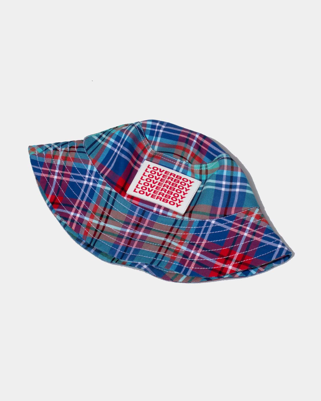 찰스제프리 러버보이 타탄 로고 패치 버킷햇 상품이미지5