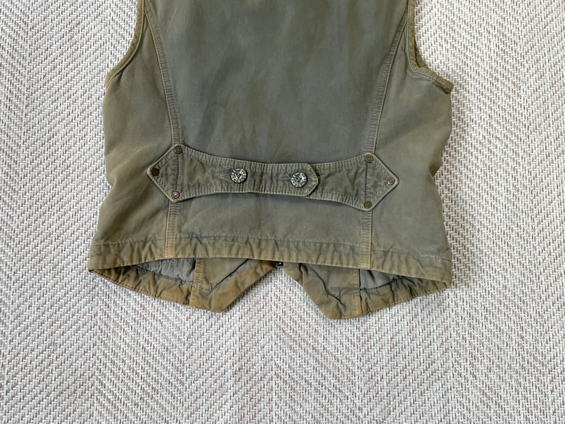 DIESEL 디젤 워크 유틸리티 코튼 벨티드 베스트 J03365 상품이미지8