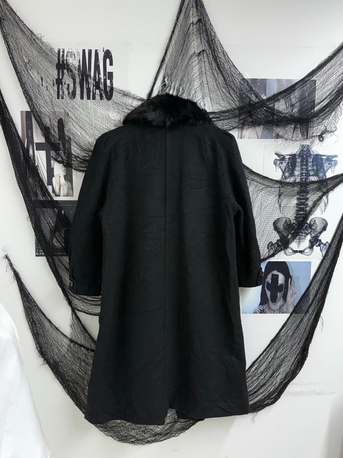 Basic fur long coat 상품이미지3