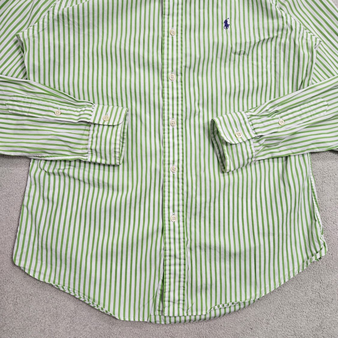 폴로 랄프 로렌 스트라이프 셔츠 M 커스텀핏 상품이미지3