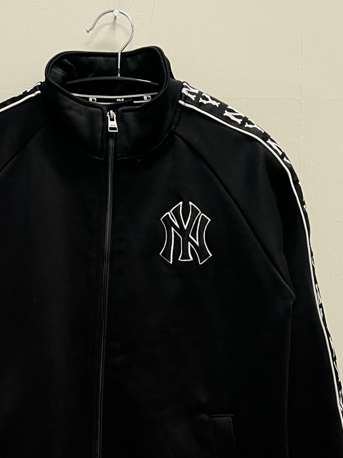 MLB 키즈/우먼스 뉴욕양키즈 트랙탑 져지 블랙  상품이미지3