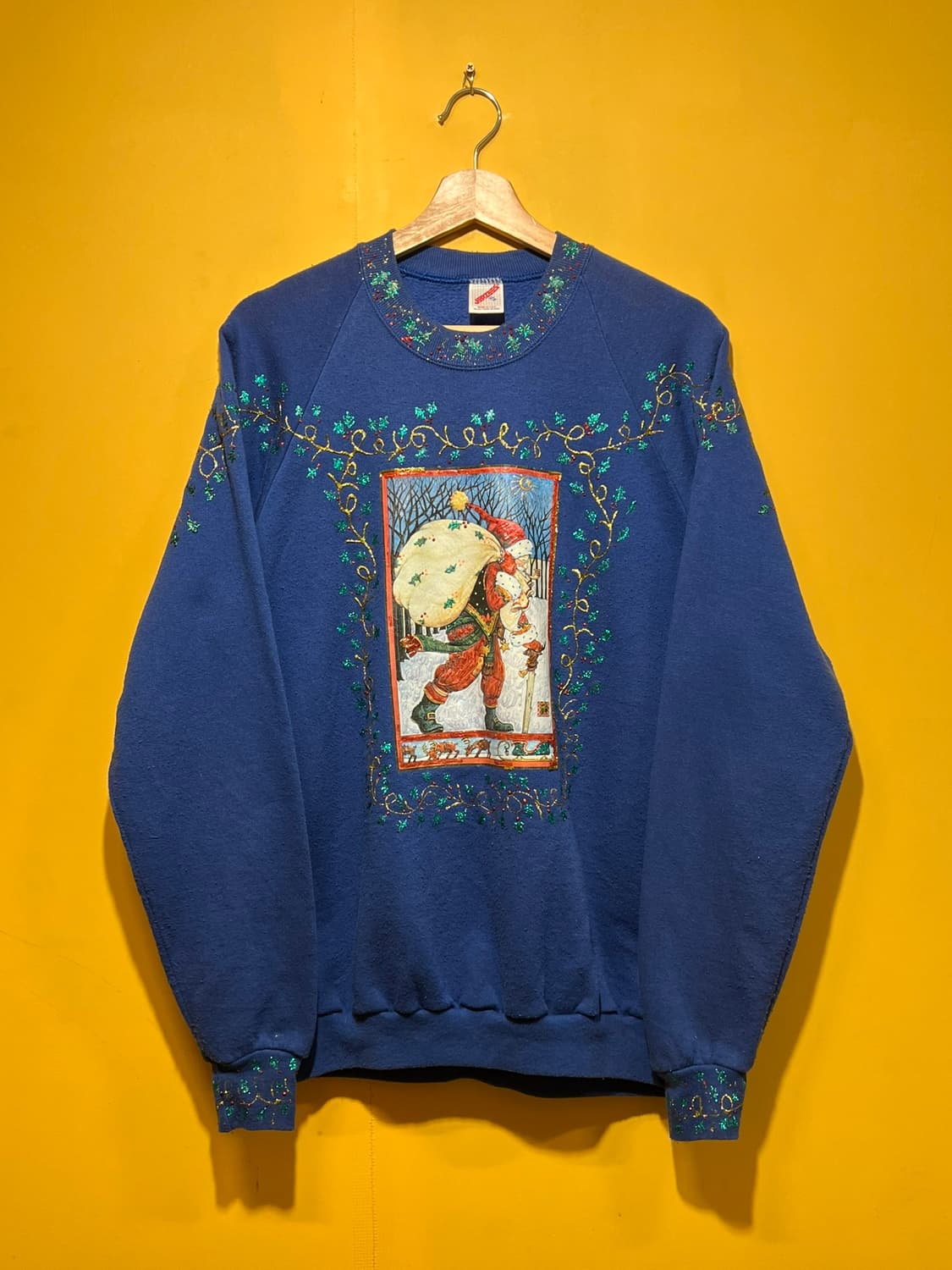 90s [여성XL] USA MADE 크리스마스 빈티지 맨투맨 상품이미지1