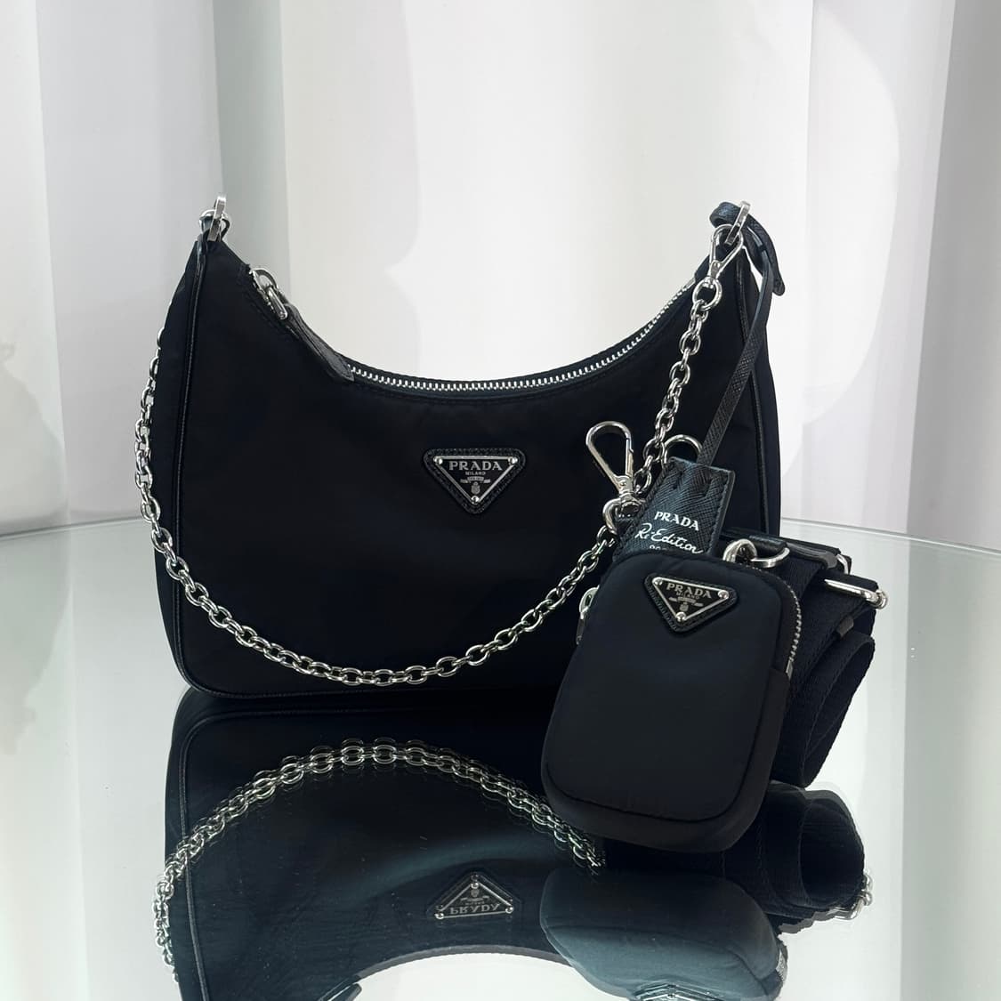 [정품] 프라다 리나일론 2005 리에디션 테수토 호보백  상품이미지3