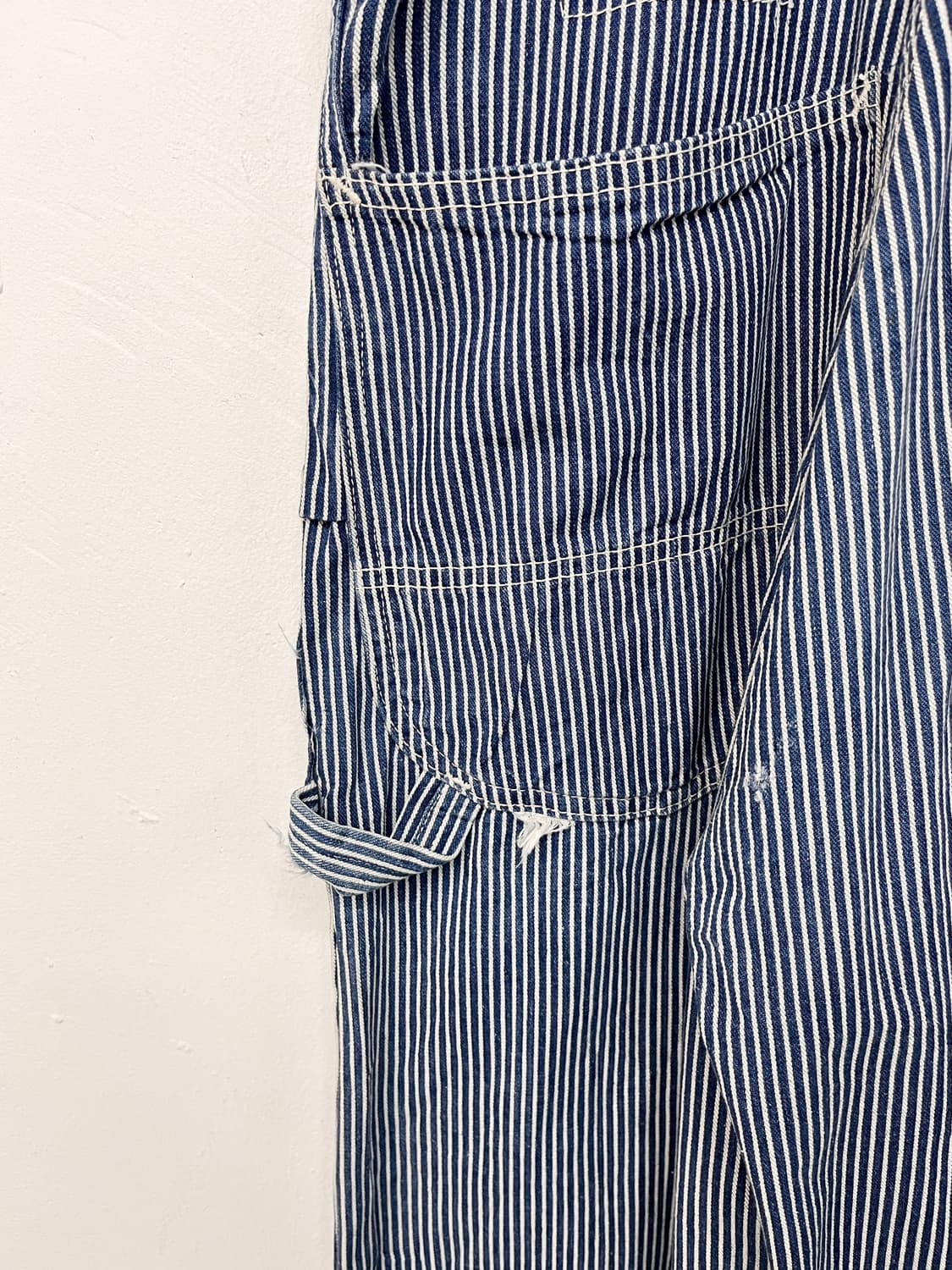 리 스트라이프 데님 오버롤 상품이미지8