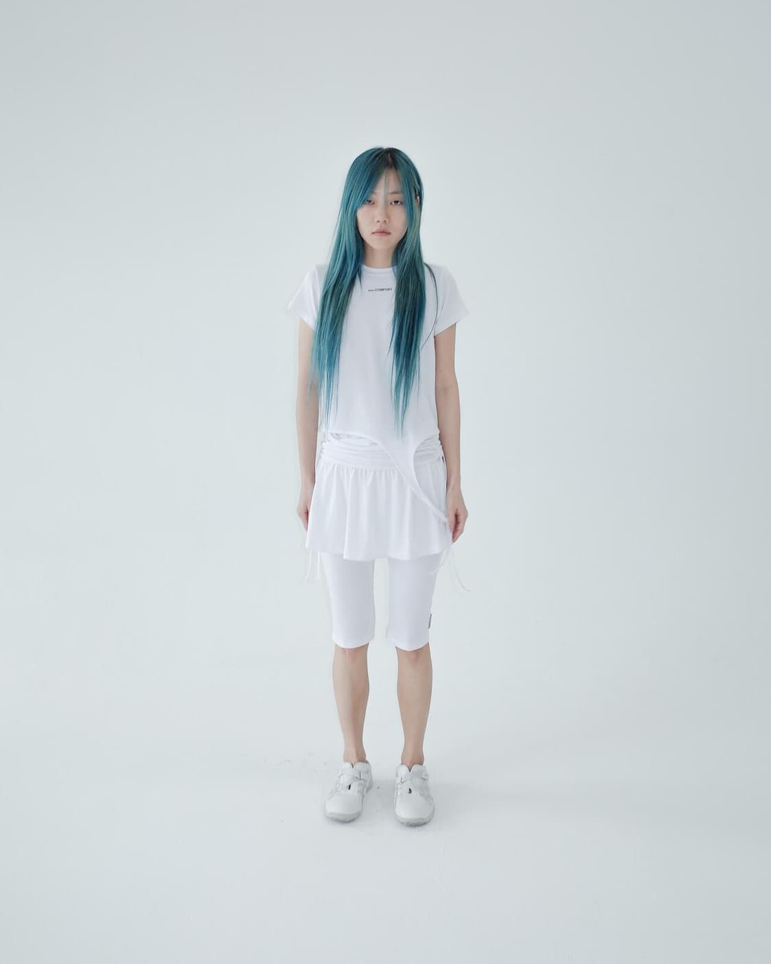 지초이 24-003 셔링 스커트, 카프리 팬츠 상품이미지1