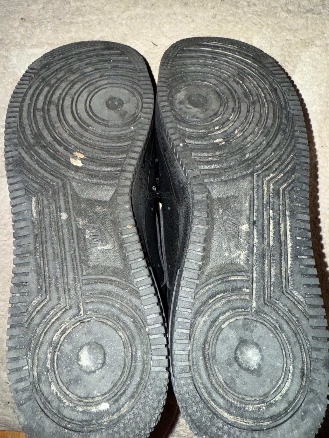 나이키 x 슈프림 에어포스 1 로우 블랙 상품이미지6