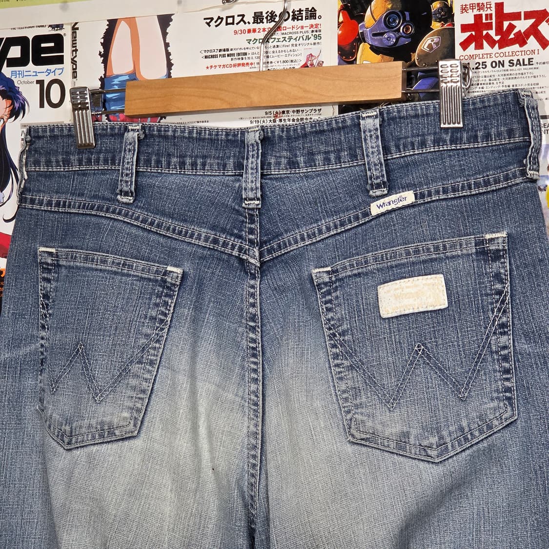 JPN 랭글런 연청 워싱 데님 팬츠 상품이미지3