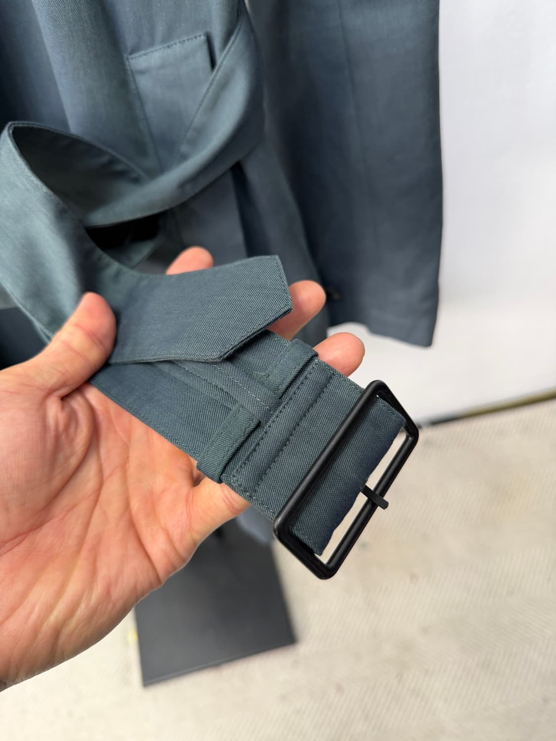 정품) Theory 띠어리 루즈핏 트렌치 코트 XS 상품이미지4