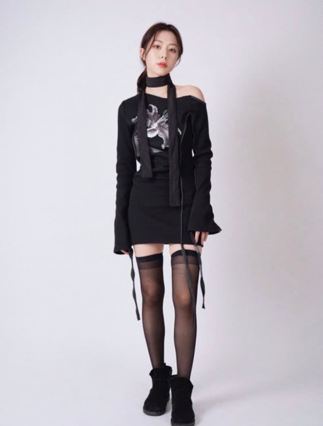 엘프엘프엘프아카이브 릴리 원피스 블랙 판매 (구버전!) 상품이미지3