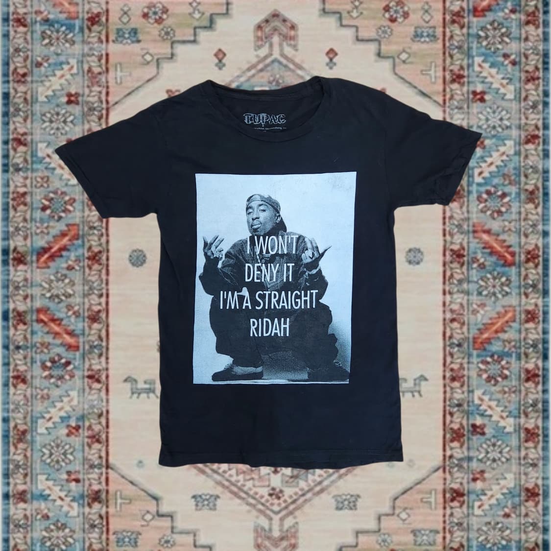 2PAC 빈티지 그래픽 티셔츠 (XS) 상품이미지1