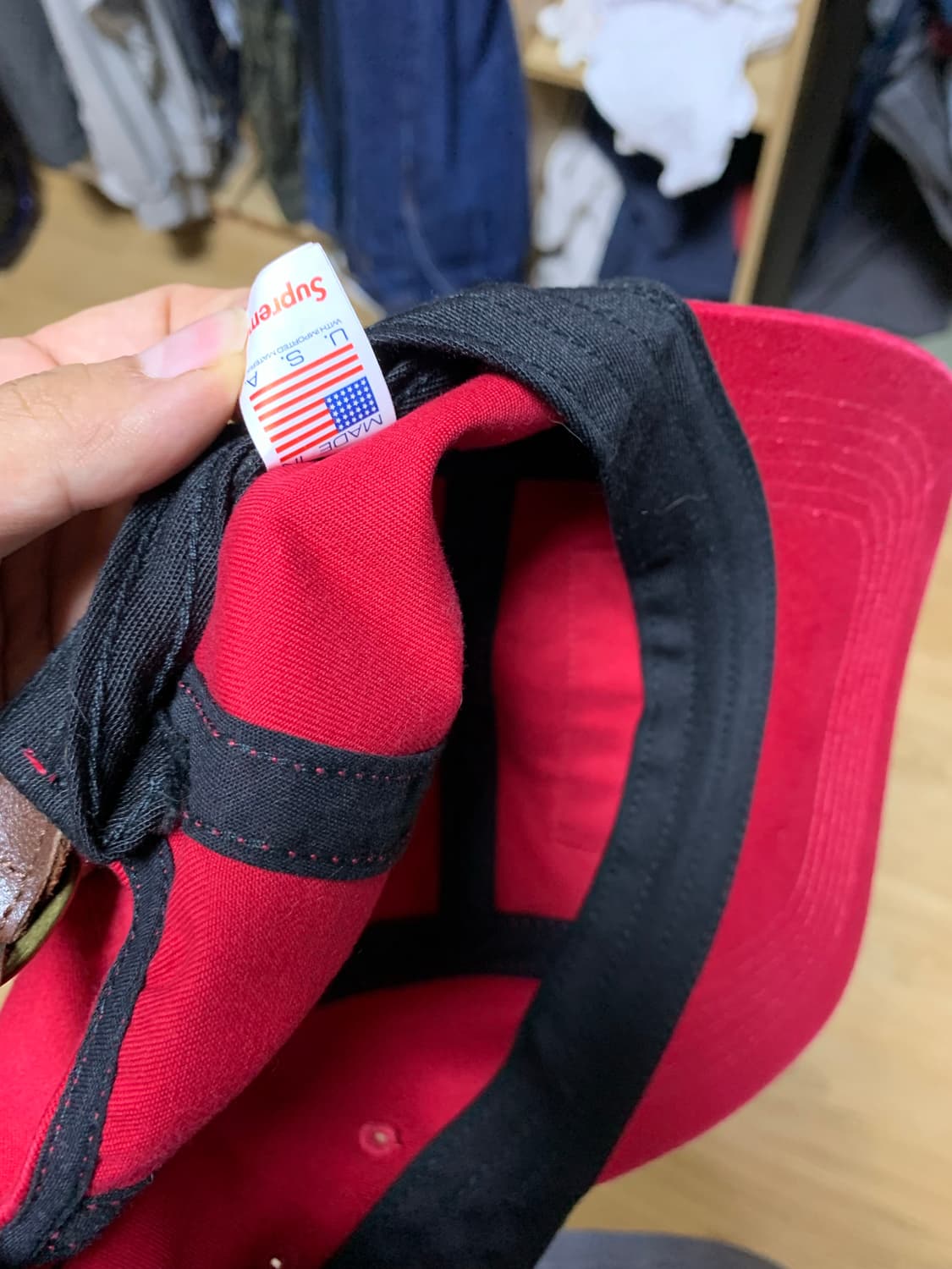 슈프림 25ss 트윌치노 캠프캡 레드 상품이미지4