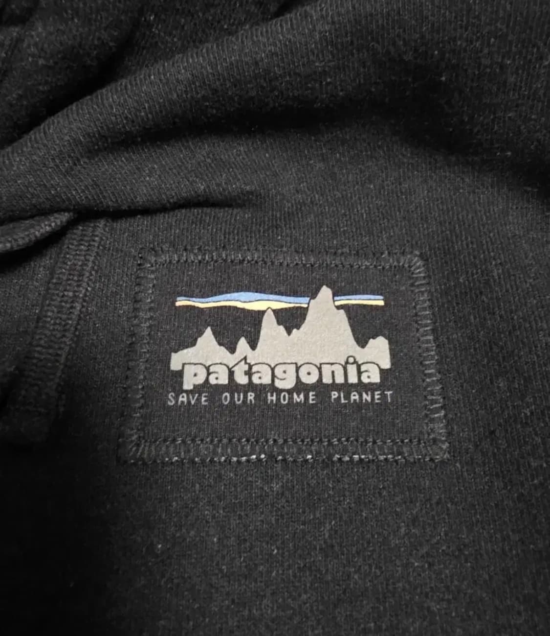 파타고니아 후드티 m (100사이즈) 블랙 깔끔  상품이미지5