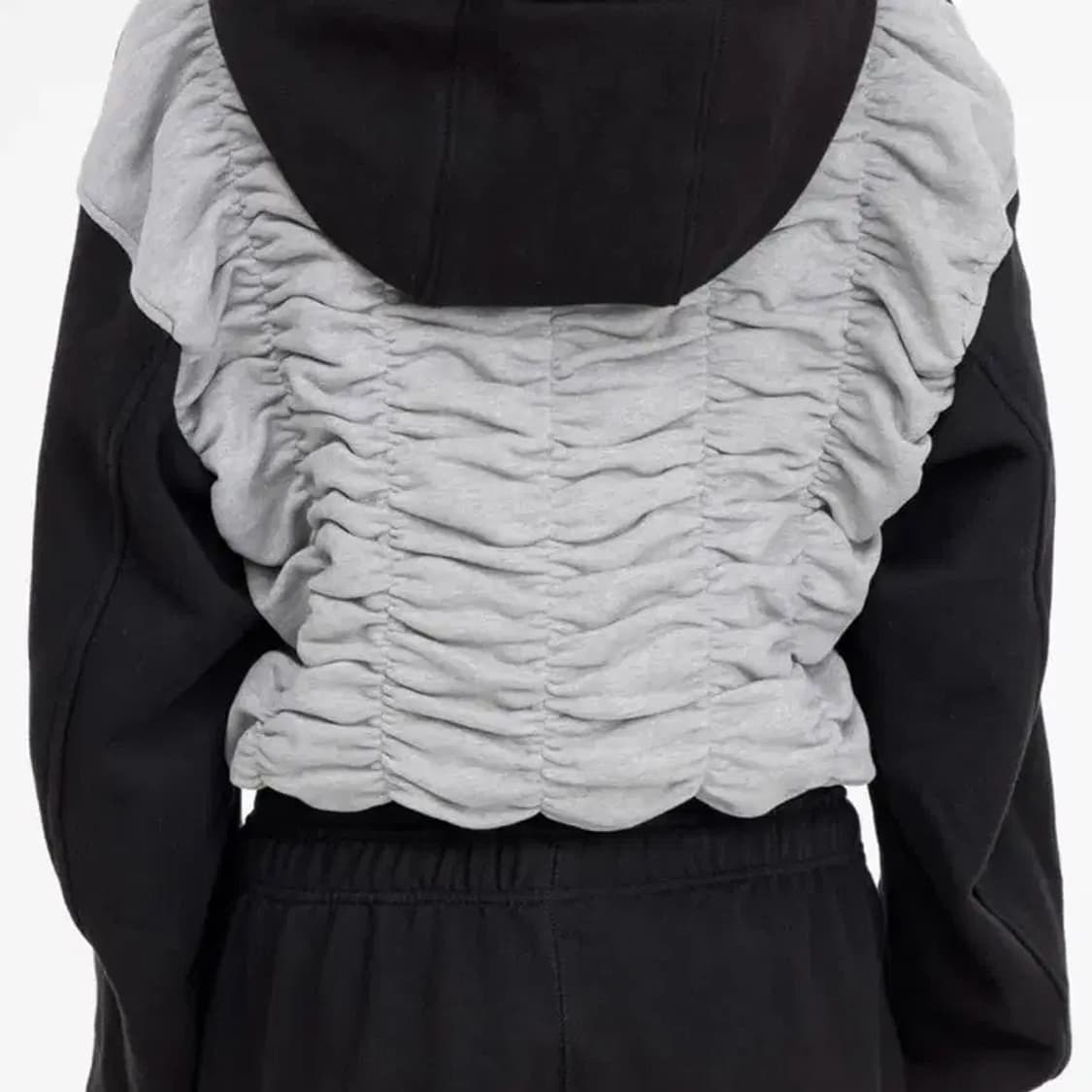 김미더영 셔링 후드집업 상품이미지2