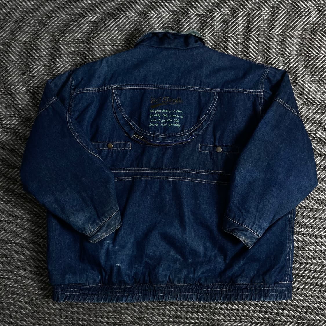USA 오리지날 빈티지 아메카지 데님 워크 자켓y 3276 상품이미지5