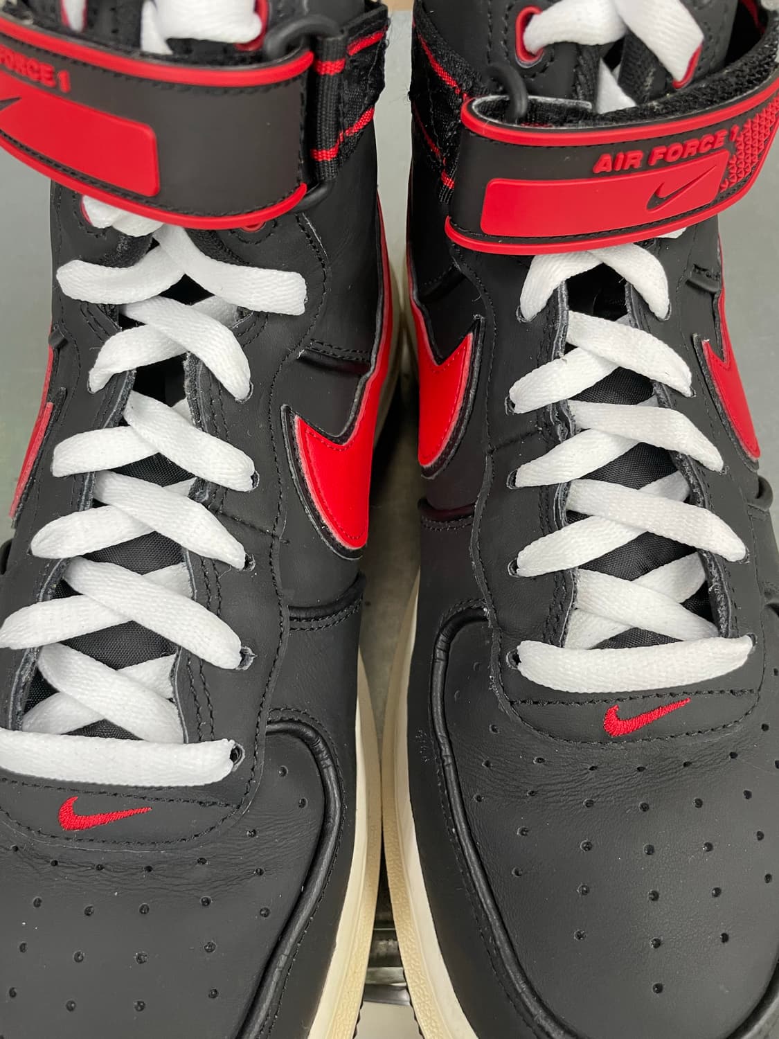 나이키 에어포스 1 부트 블랙 레드 275 (gr-4602) 상품이미지10