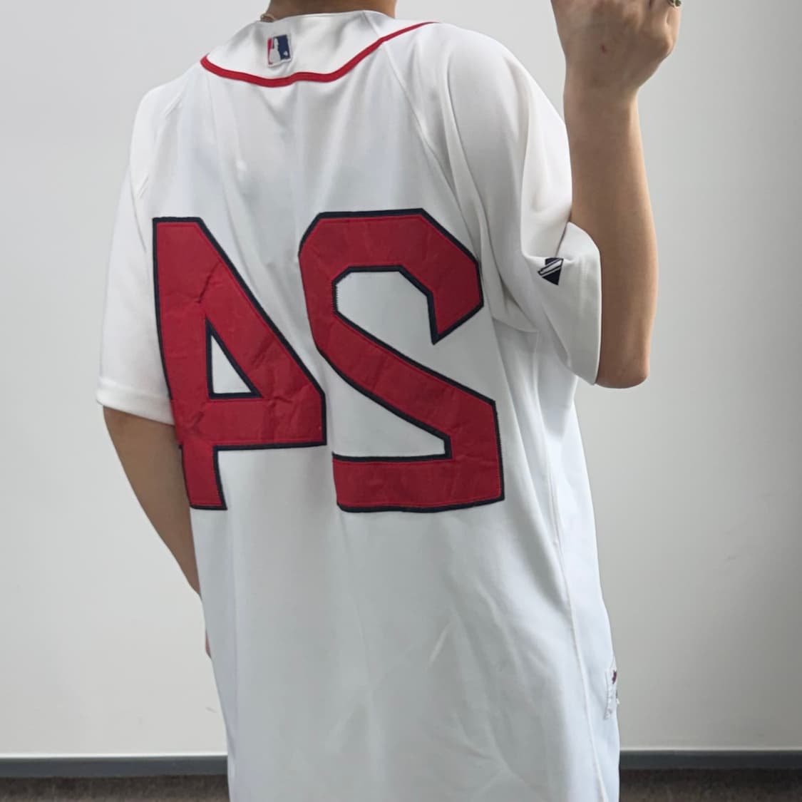 Majestic 마제스틱 보스턴 24 레드 야구 반팔 상품이미지2