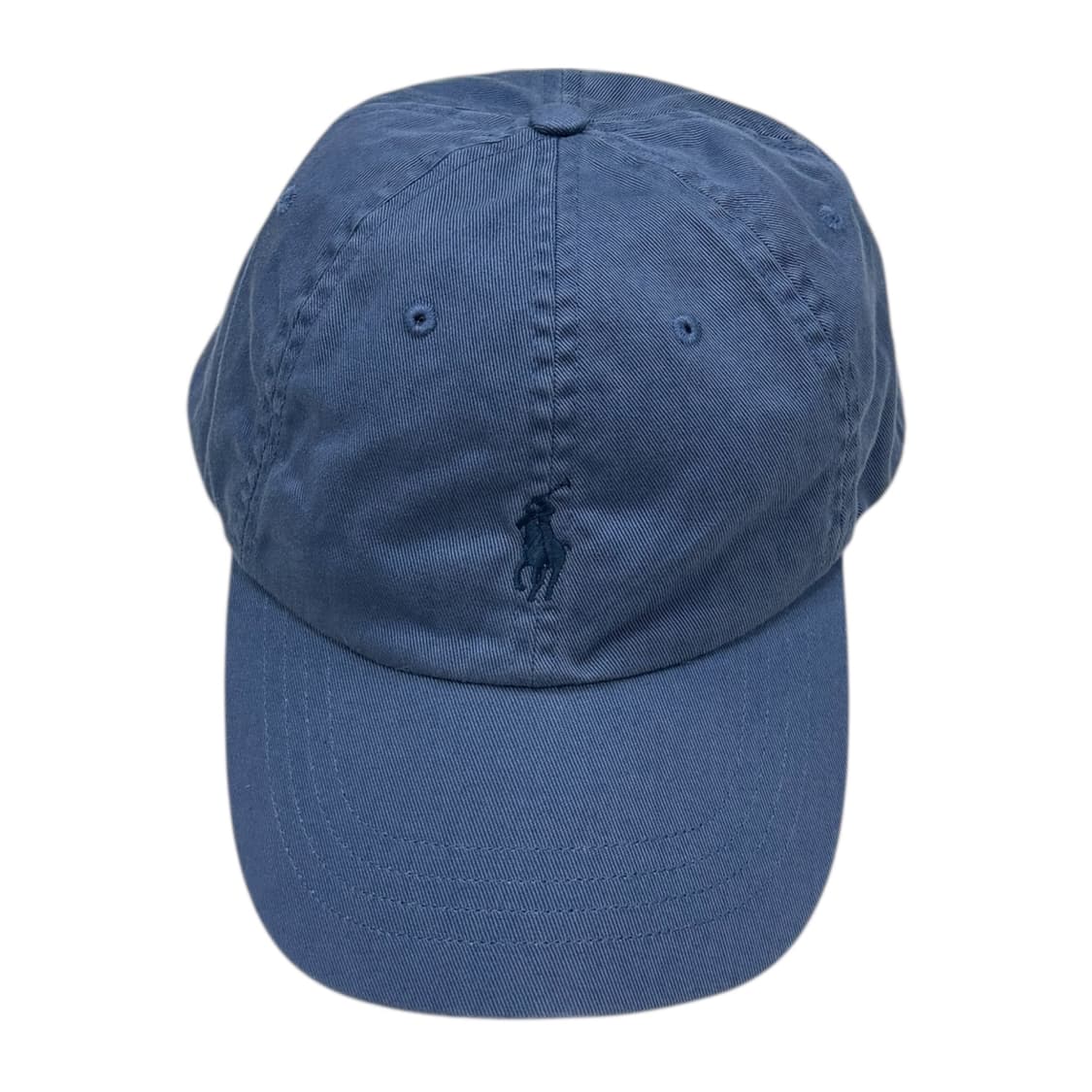 폴로랄프로렌 포니 코튼 치노 볼캡 모자 블루 상품이미지1