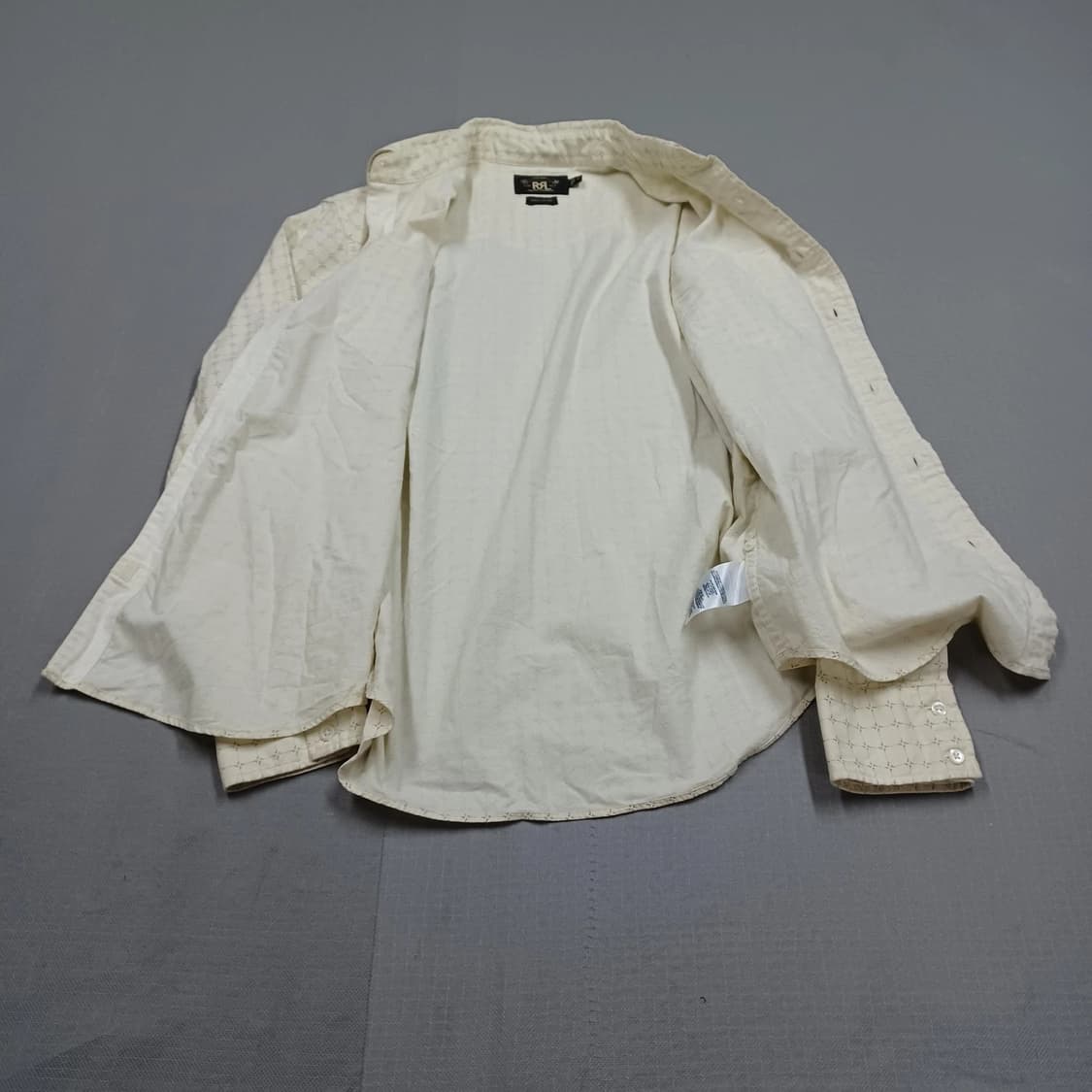 RRL 더블알엘 아웃로 프린트 웨스턴 셔츠 화이트 상품이미지10