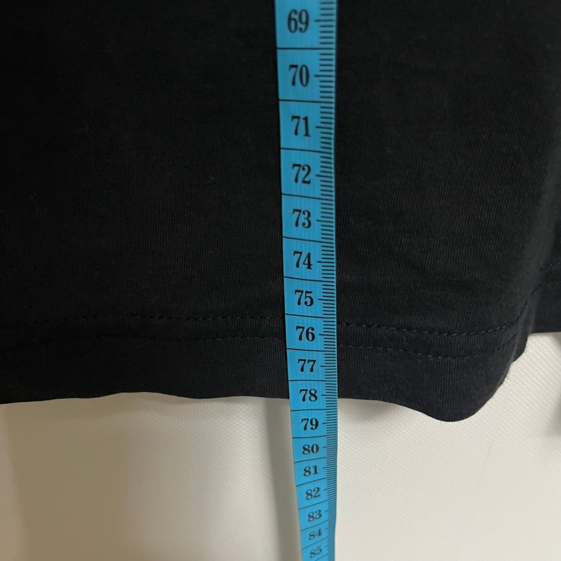 아르마니진 블랙 반팔 티셔츠 L 상품이미지6