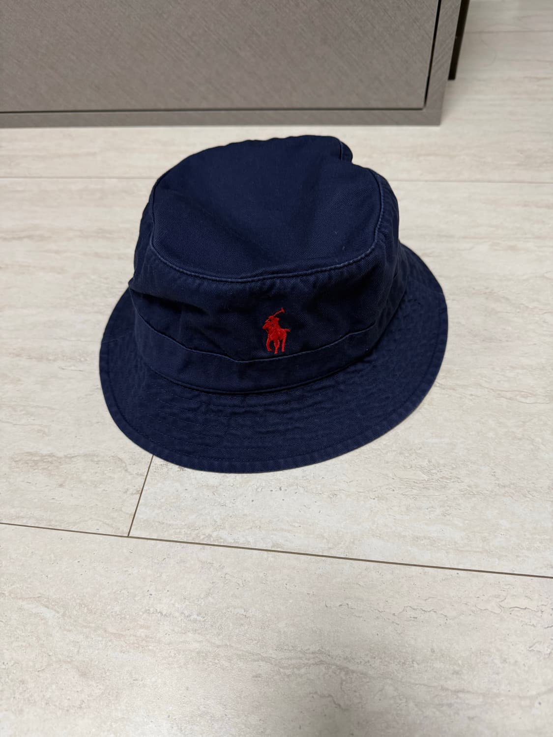 폴로 랄프로렌 네이비 버킷햇 L/XL 상품이미지2