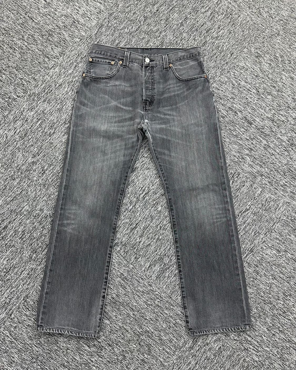 (허단42)00'S 리바이스 501 흑청-M1076 상품이미지1