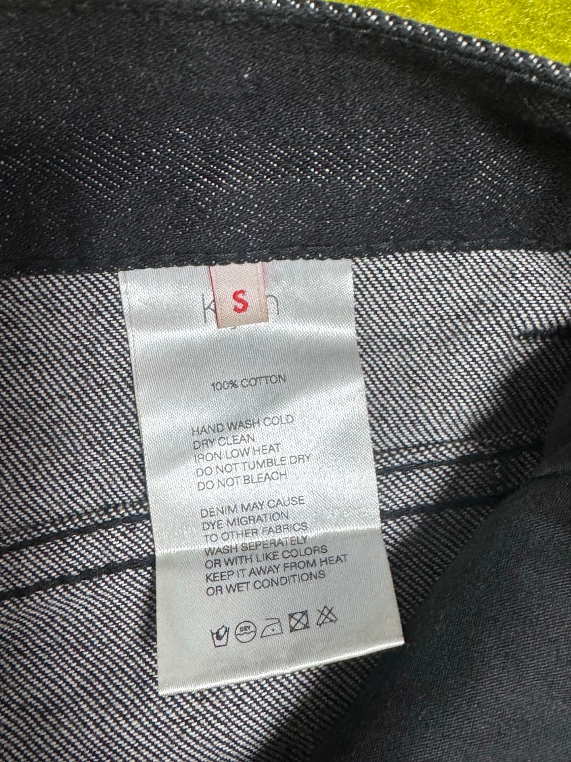 Kijun 8 핀턱 데님 블랙 S 상품이미지6