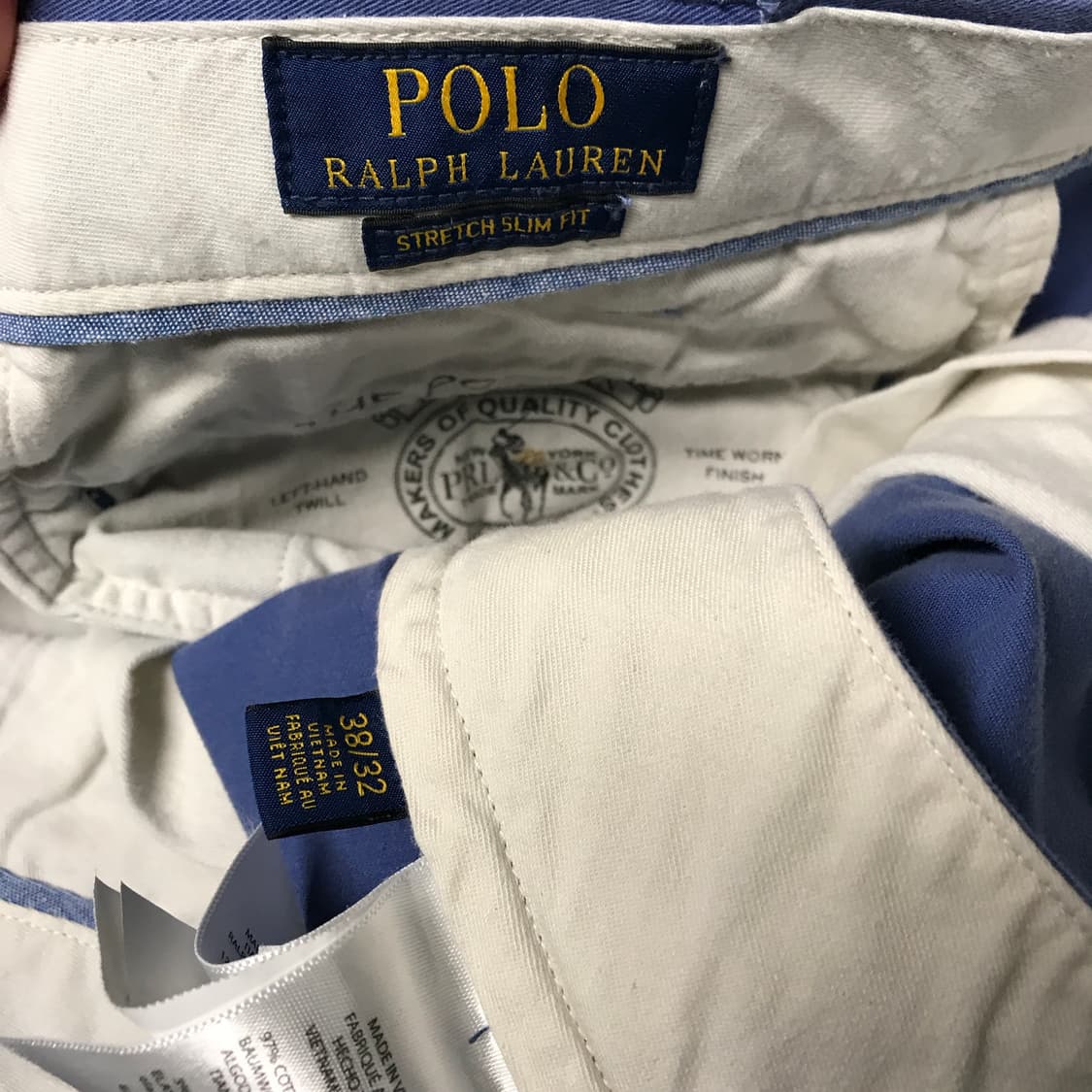 폴로 랄프로렌 치노 팬츠 블루 38/32 상품이미지6