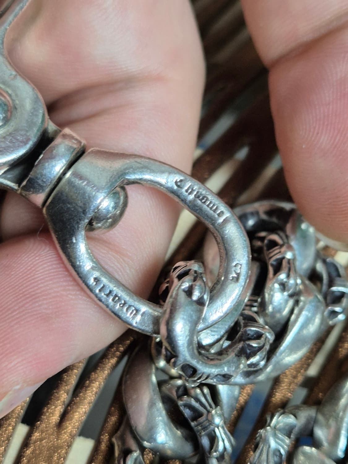 [OS] 크롬하츠 월렛체인 투클립 롱체인 상품이미지9