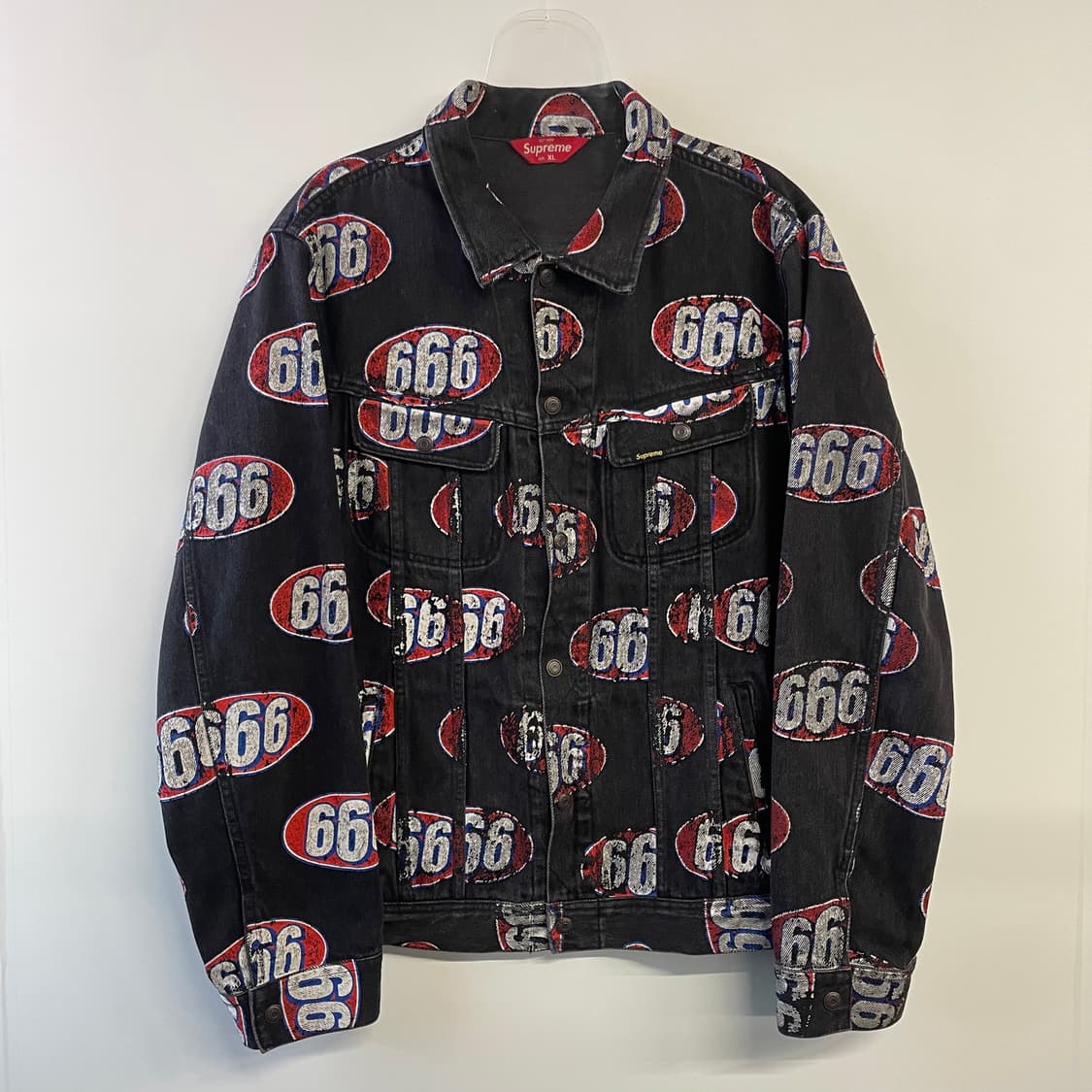 17시즌 슈프림 666 데님 자켓 상품이미지1