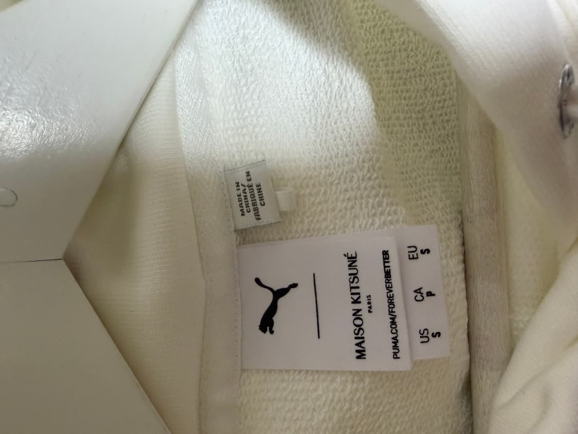 메종키츠네 X 푸마 후드 S 새상품 상품이미지3