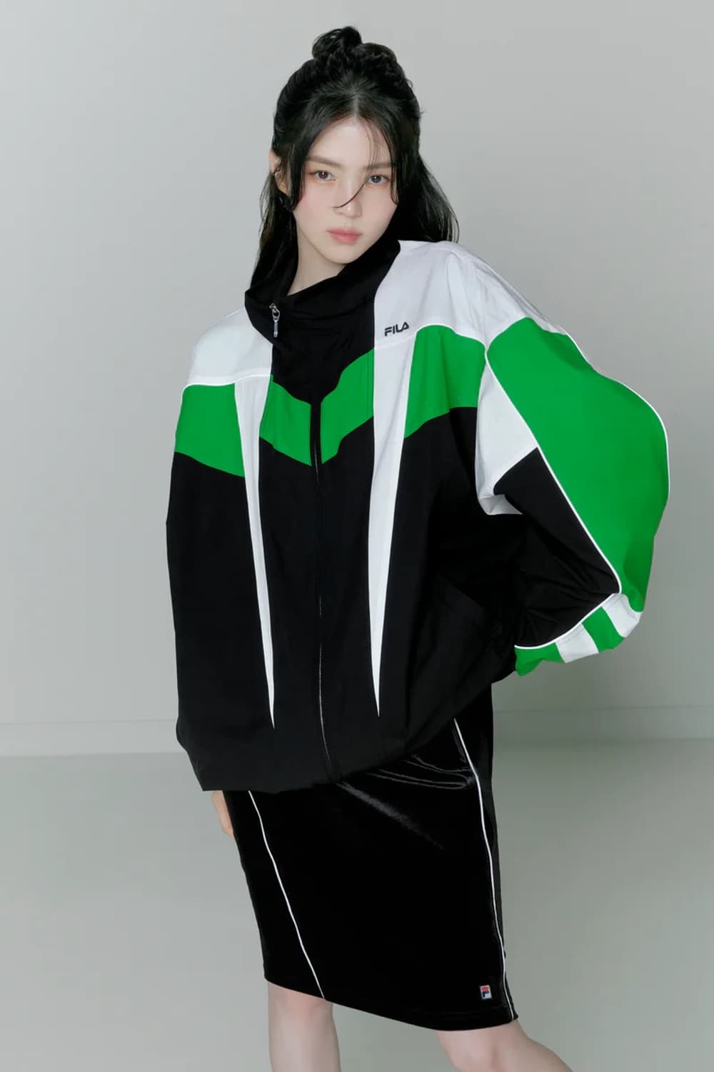 [S] FILA 스타컷 오버핏 바람막이 FS262JK99X001001 상품이미지2