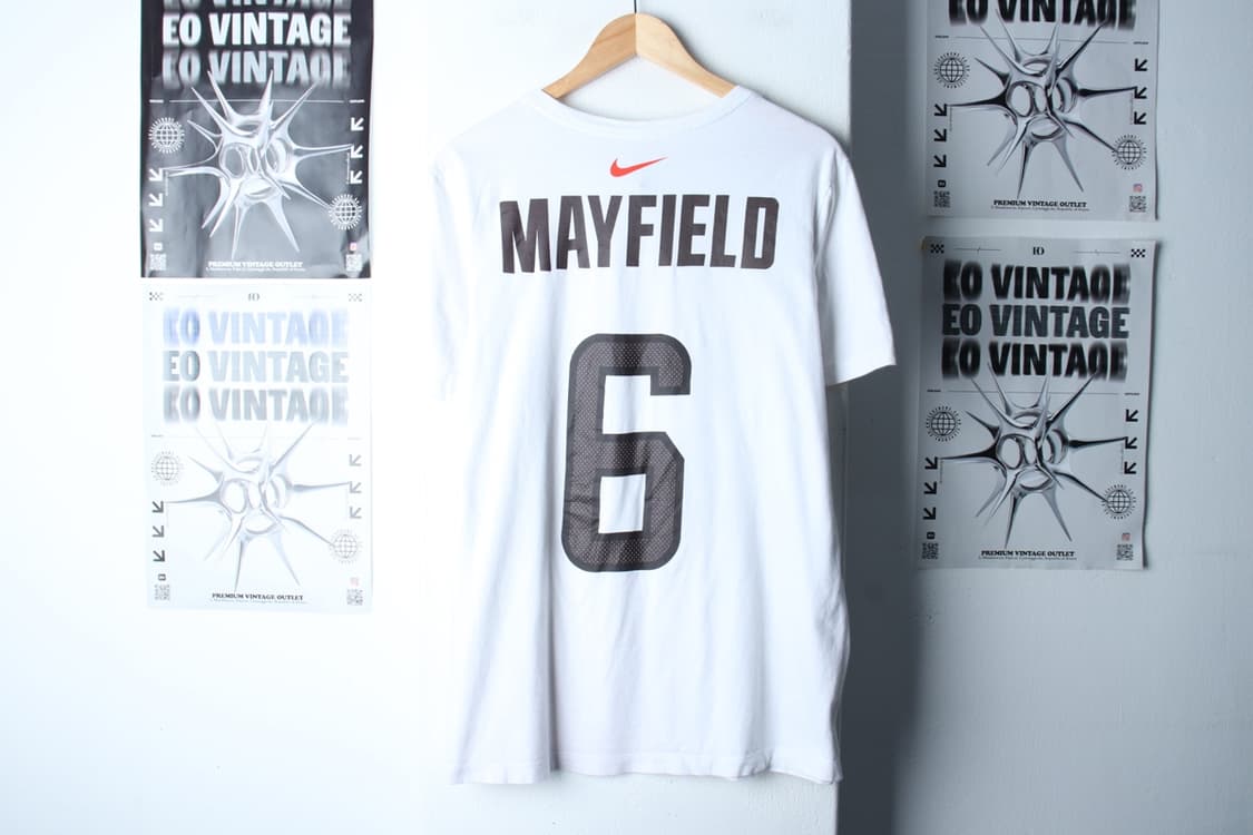 (L-XL) 나이키 반팔 티셔츠 NFL 럭비 베이커메이필드-7B37 상품이미지6