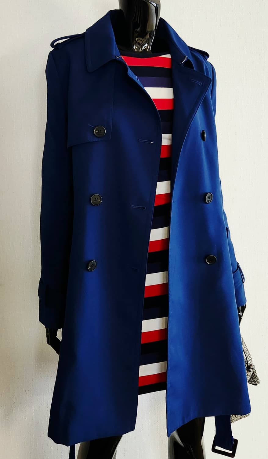 네이비 트렌치코트 상품이미지1