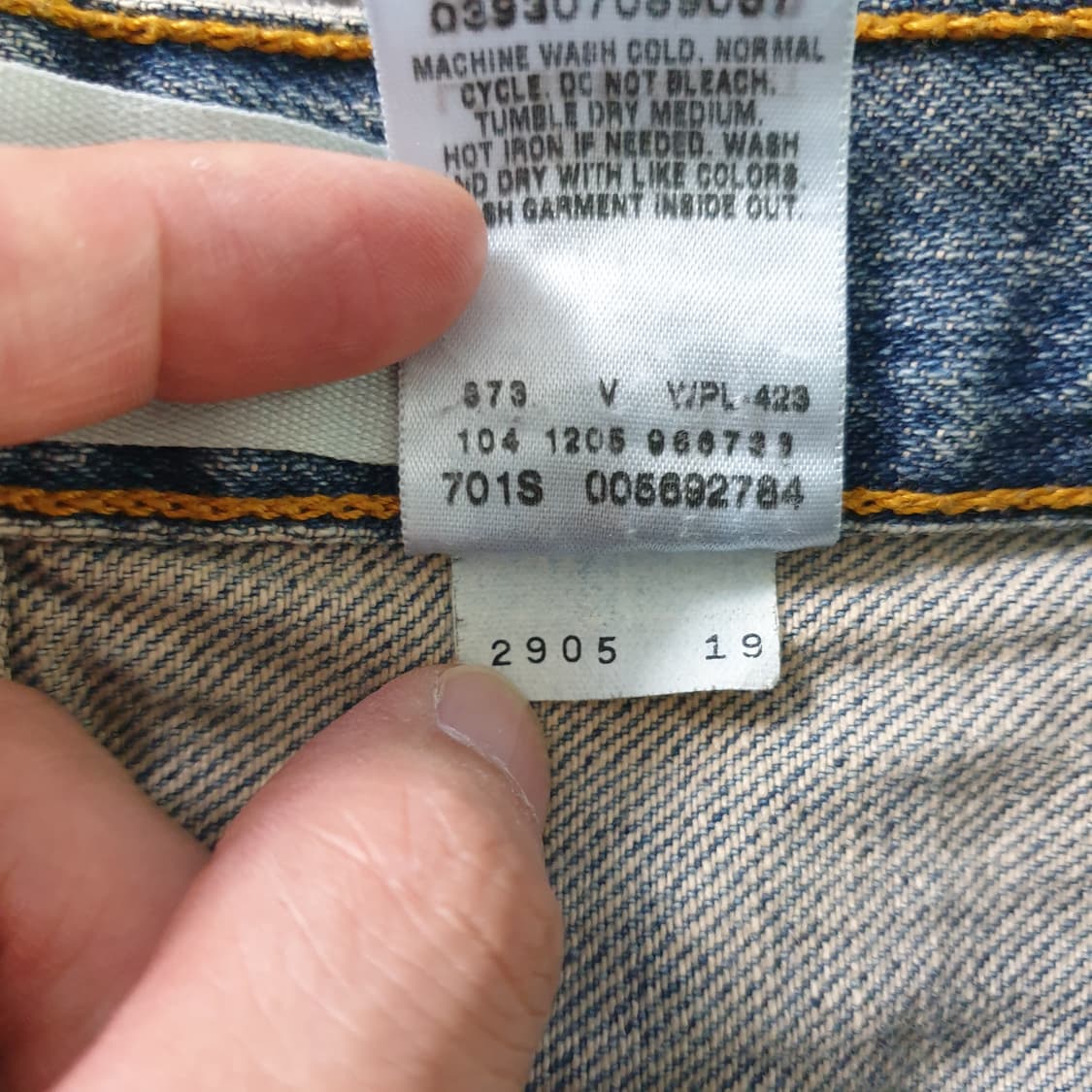 LEVI'S STRAUSS & CO 루즈 스트레이트 데님 상품이미지5