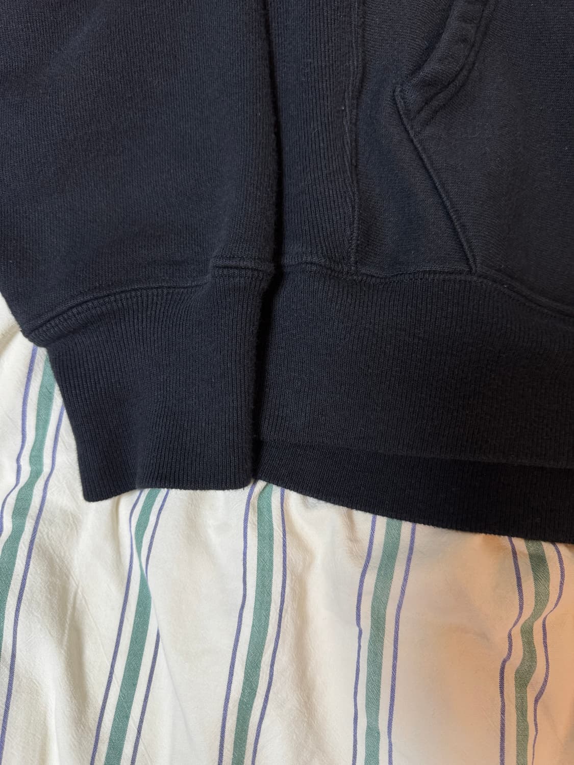 [105] 빈티지 챔피온 프리미엄 리버스위브 후디 블랙 상품이미지6