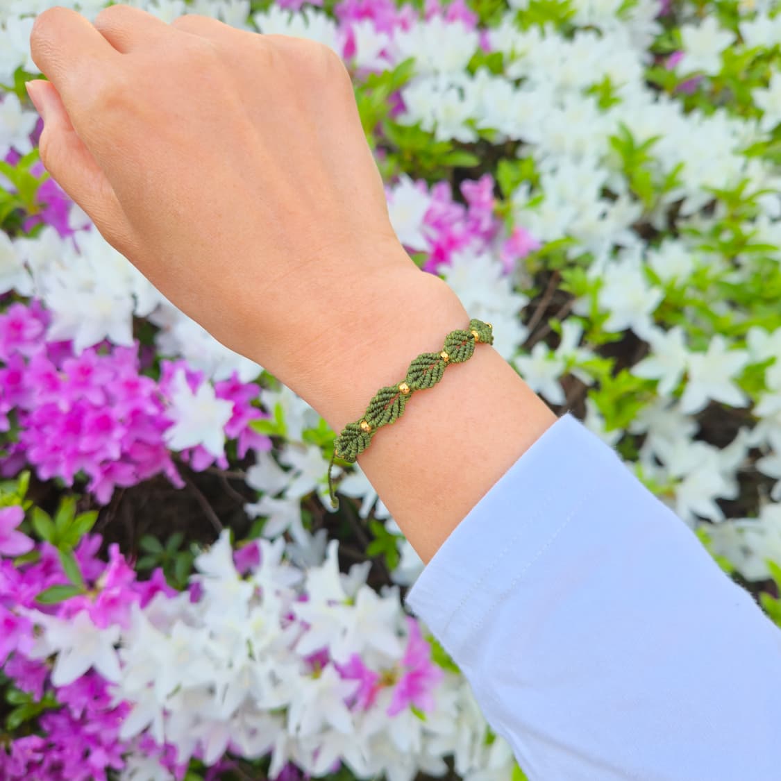 줄줄이 나뭇잎 팔찌 상품이미지2