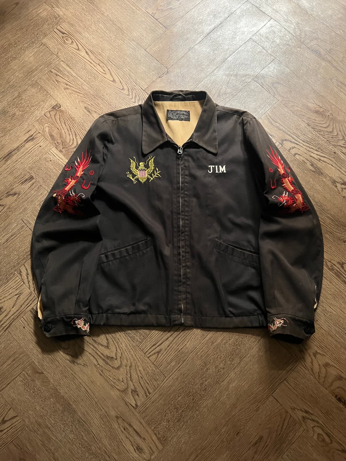 [40]슈가케인 Fleet Base 베트남전 썬페이드 수베니어 자켓 상품이미지2