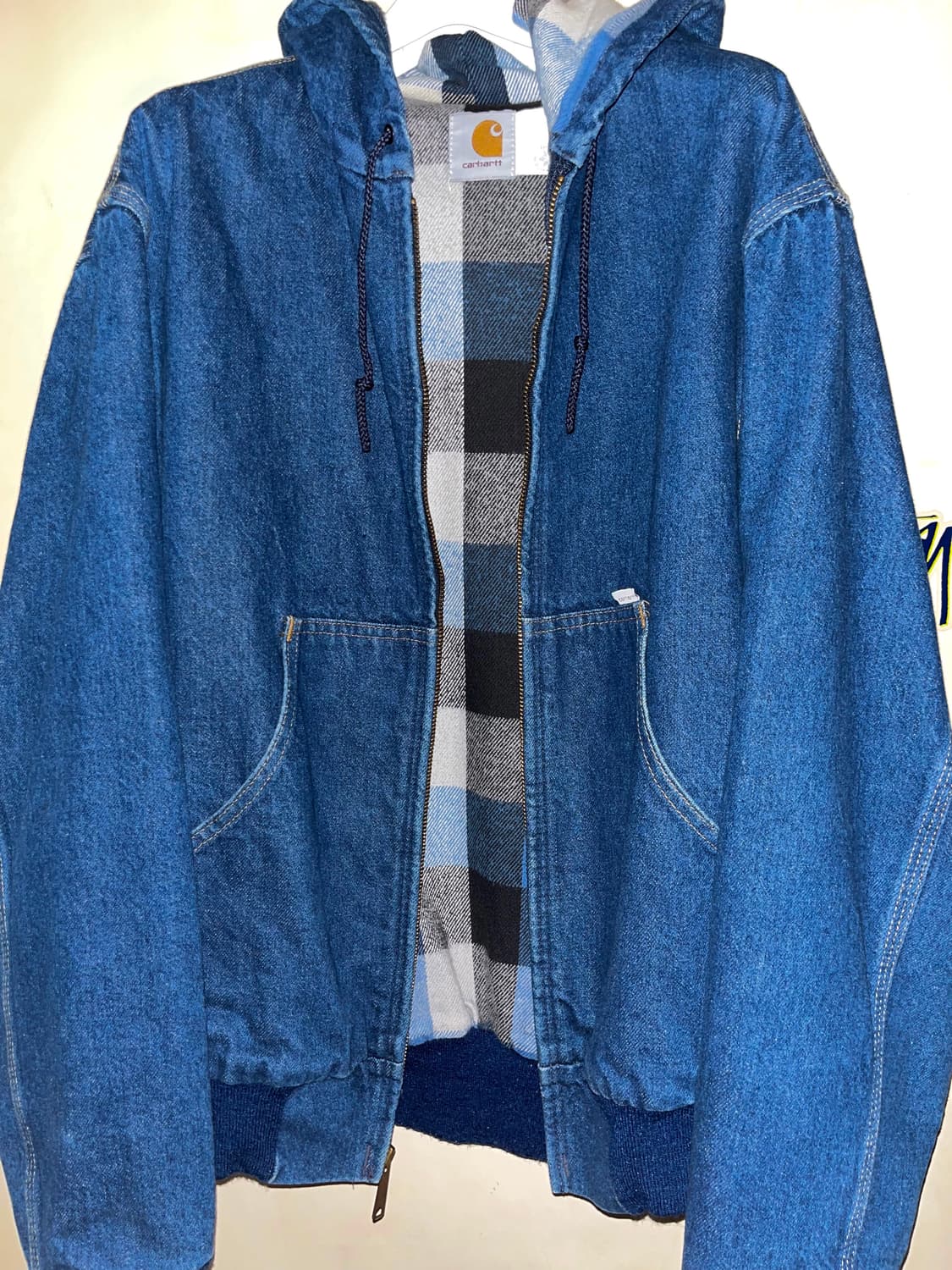 빈티지 칼하트 데님 액티브 자켓 상품이미지1