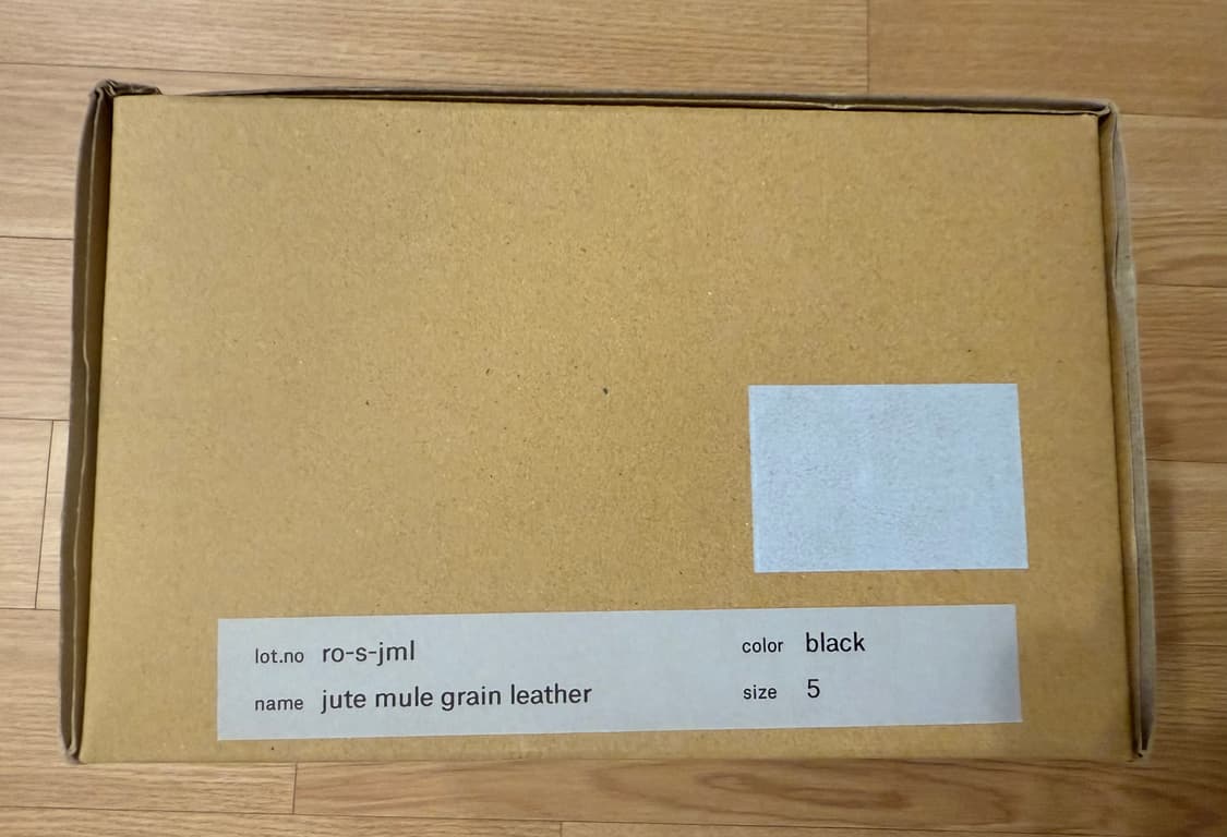 헨더 스킴 주트 hender scheme 가죽 뮬 슬리퍼 블랙 5사이즈 상품이미지6