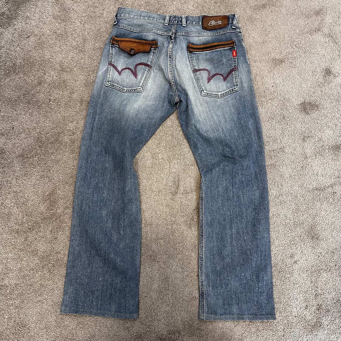 에드윈 블루트립 연청 웨스턴 데님 팬츠(32) 상품이미지10