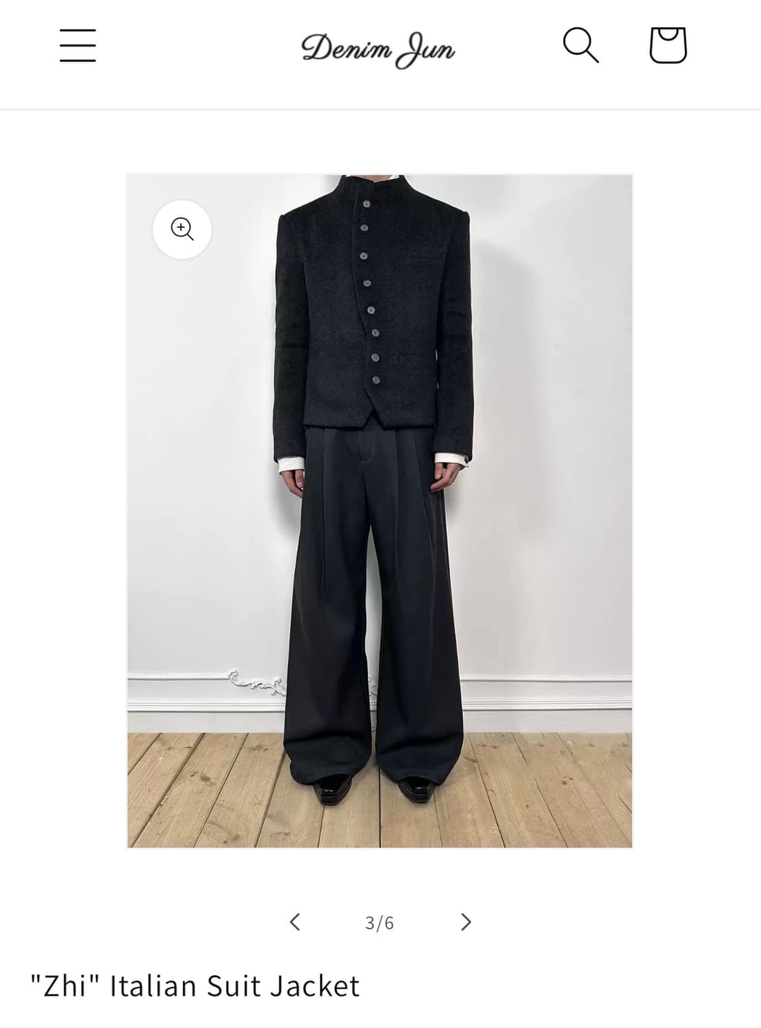 Denim jun Zhi Italian suit jacket 상품이미지3