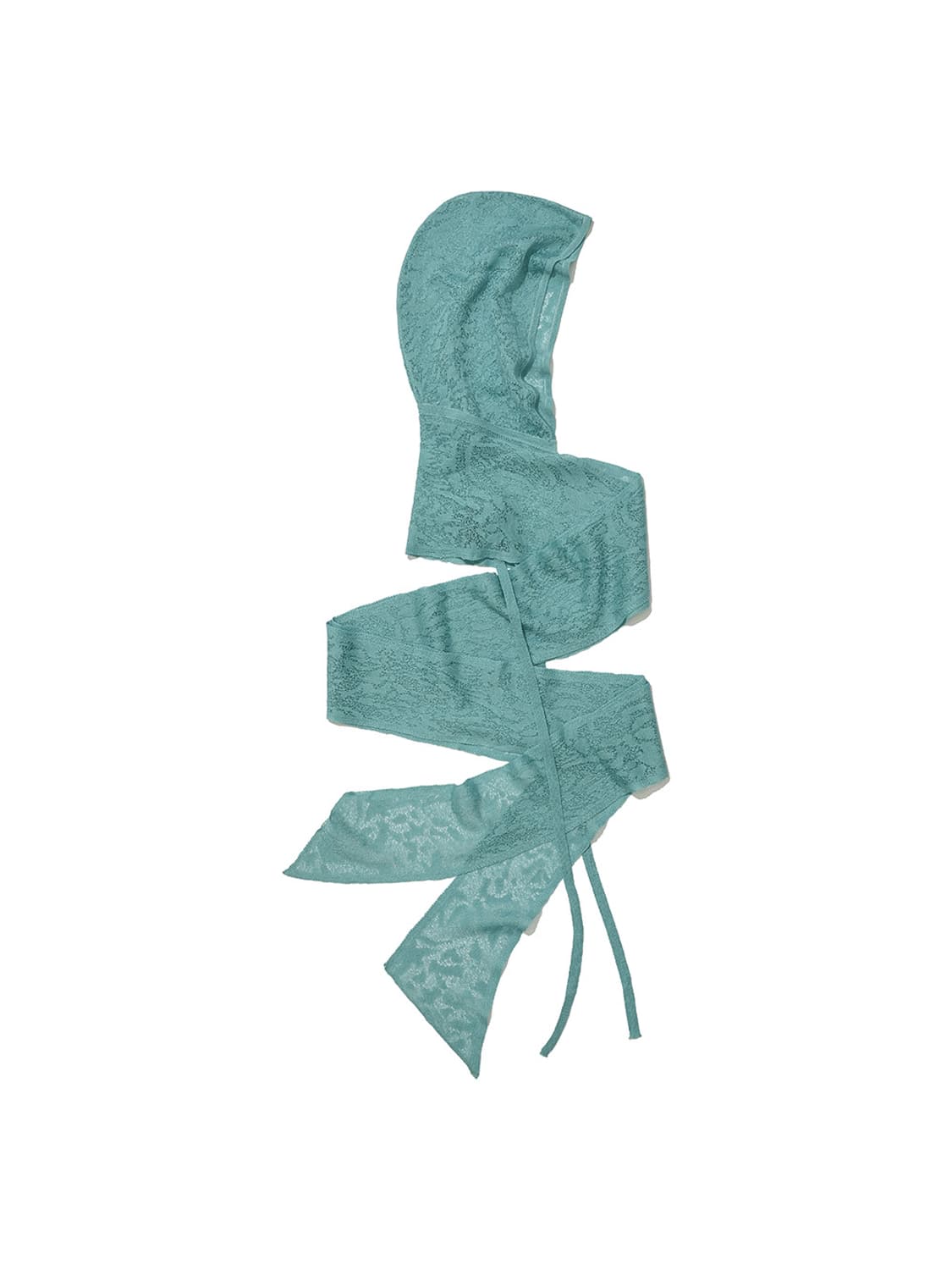 Partimento 파르티멘토 우먼 크로셰 랩 후디드 니트탑 레드 상품이미지2