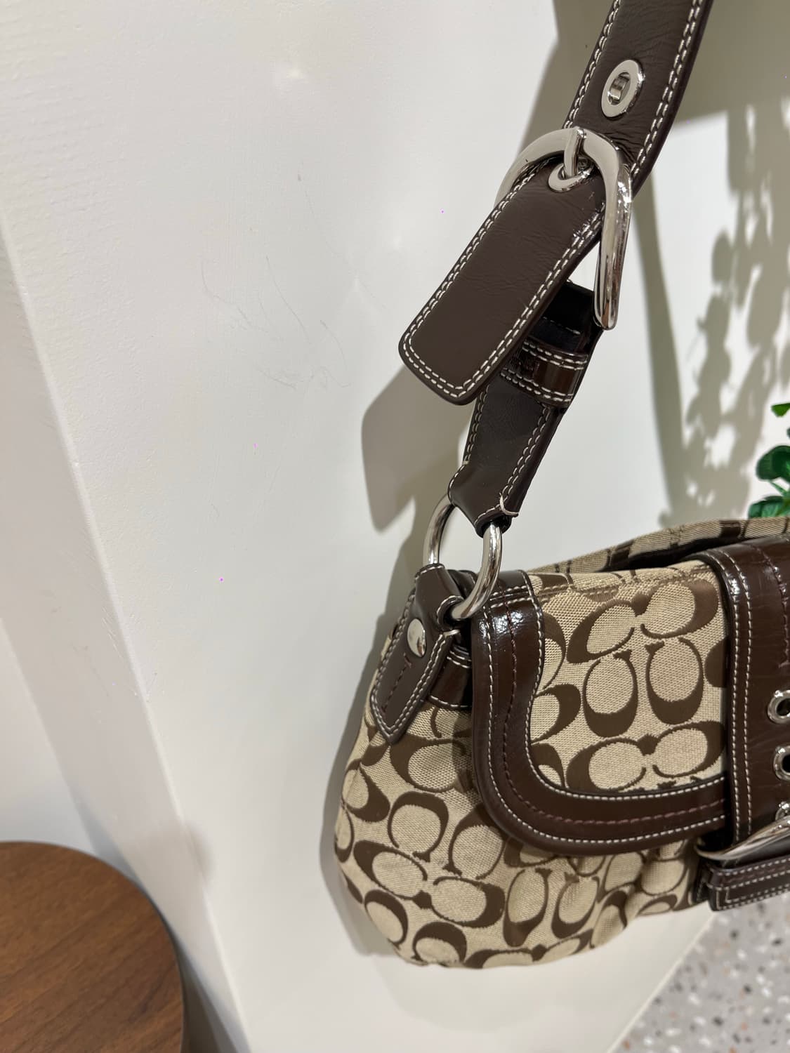 Coach Basic Brown Shoulder Bag 상품이미지5