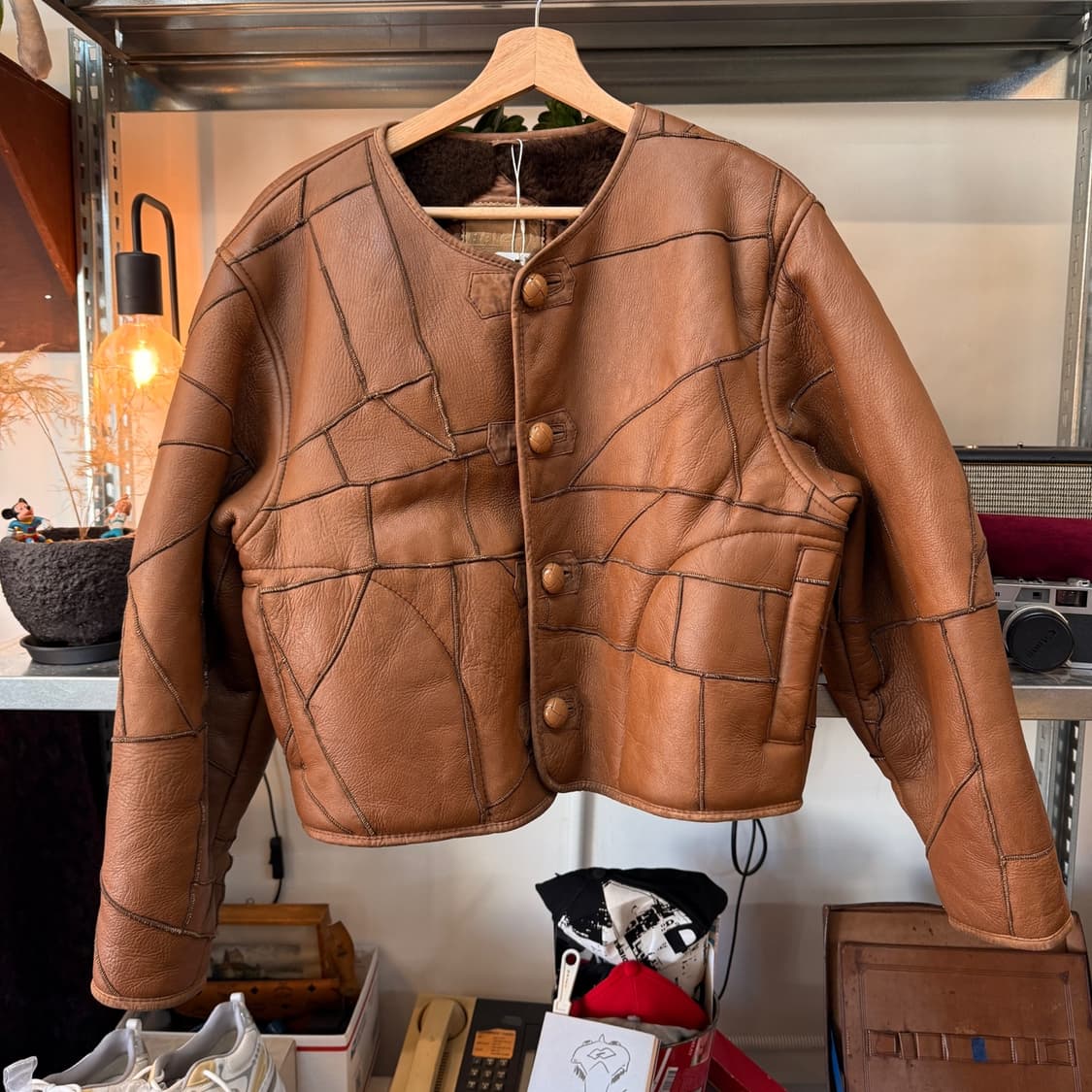 하이 스포팅 기어 이세이 미야케 양가죽 퍼 라이닝 자켓 M 상품이미지1