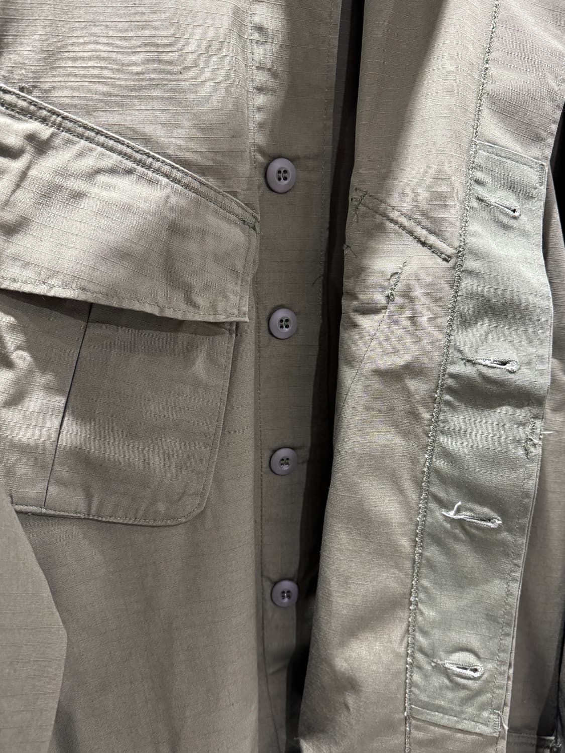 미사용) 69s 미군 정글퍼티그 자켓 (XL) 상품이미지5