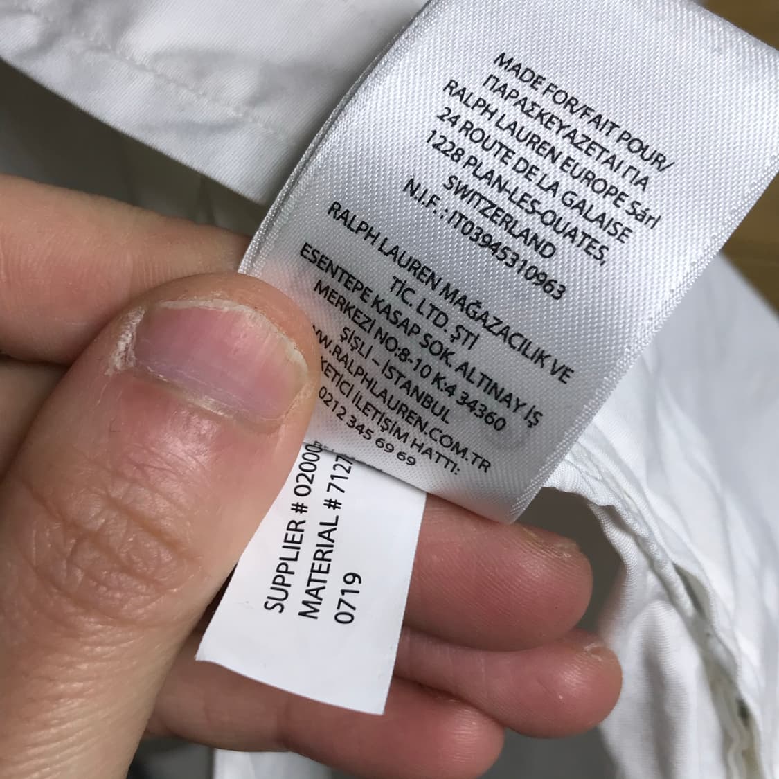 폴로 랄프로렌 폴로베어 신형라인 화이트셔츠 상품이미지9