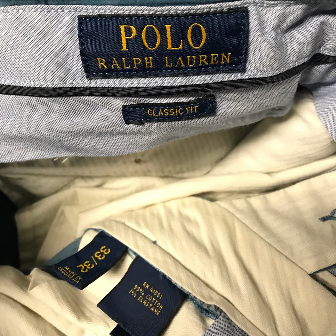 폴로 랄프로렌 코듀로이 팬츠 코발트블루 33/32 상품이미지6