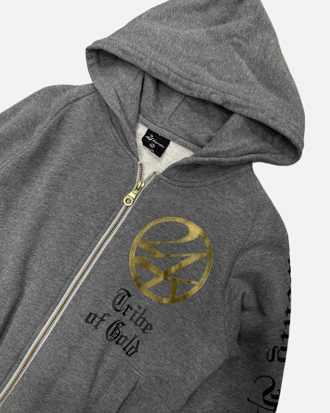 24KARATS gold logo hood zip-up 상품이미지3