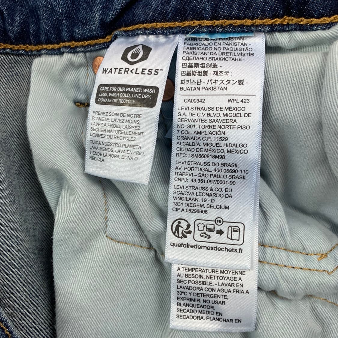 34인치 리바이스 541 프리미엄 빅E 스판 밴딩 데님 청바지 상품이미지7